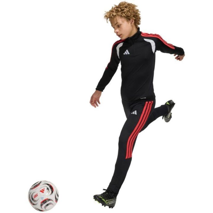 Vaikiškos kelnės adidas Tiro 26 League, juodos ir raudonos