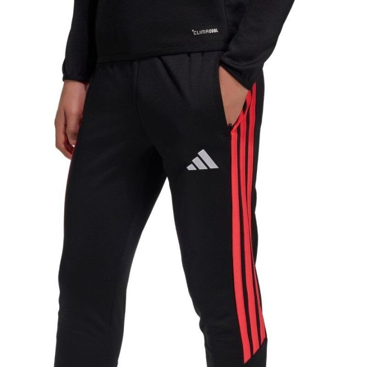 Vaikiškos kelnės adidas Tiro 26 League, juodos ir raudonos