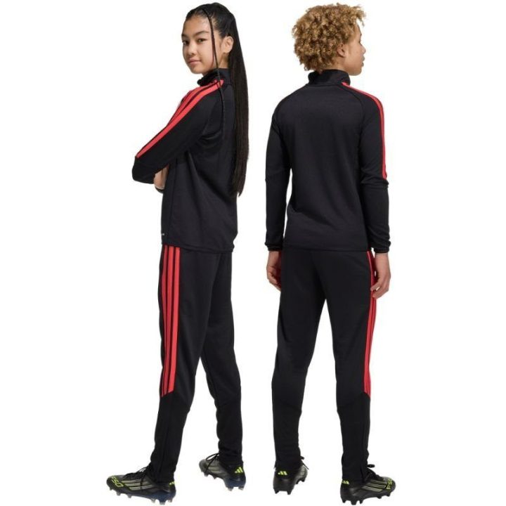 Vaikiškos kelnės adidas Tiro 26 League, juodos ir raudonos