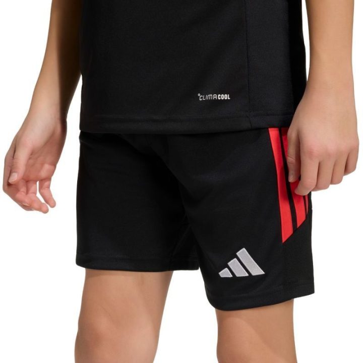 Vaikiški šortai adidas Tiro 26 League, juodi ir raudoni