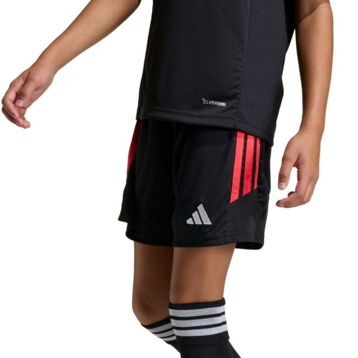 Vaikiški futbolo marškinėliai adidas Tiro 26 League, juodi ir raudoni