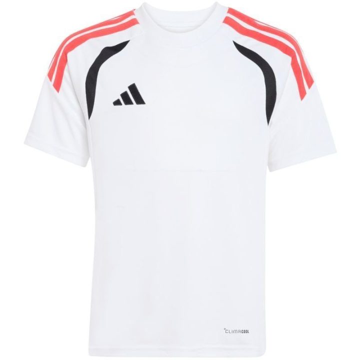 Vaikiški marškinėliai adidas Tiro 26 League, balti, juodi ir raudoni