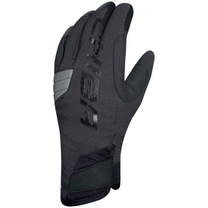 Dviratininko pirštinės su Touchfinger Chiba BioXcell Warm Winter, juodos