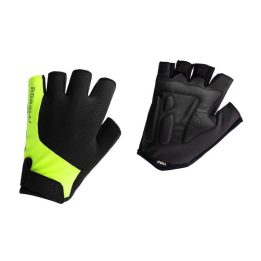 Pirštinės Rogelli Essential, juodos ir fluorescencinės
