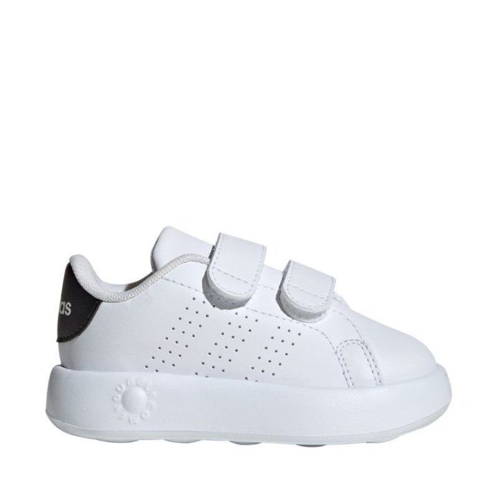 Vaikiški sportbačiai su lipukais adidas Advantage, balti
