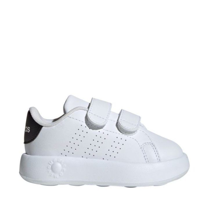 Vaikiški sportbačiai su lipukais adidas Advantage, balti