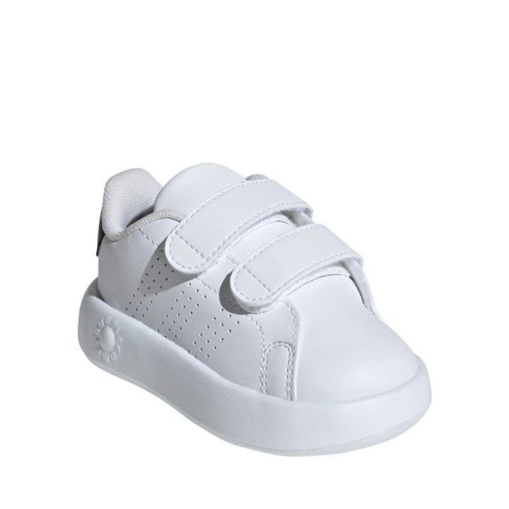 Vaikiški sportbačiai su lipukais adidas Advantage, balti