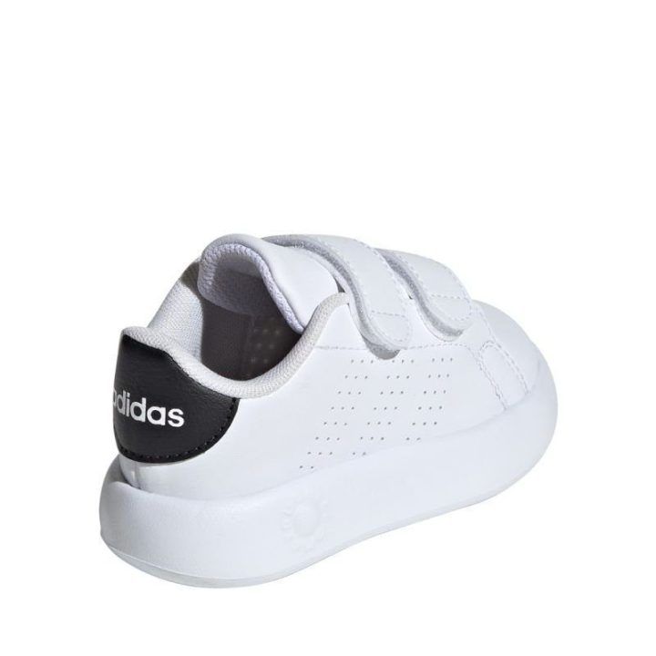 Vaikiški sportbačiai su lipukais adidas Advantage, balti