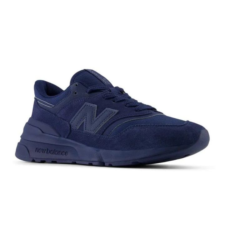 Vyriški zomšiniai sportbačiai New Balance 997, tamsiai mėlyni