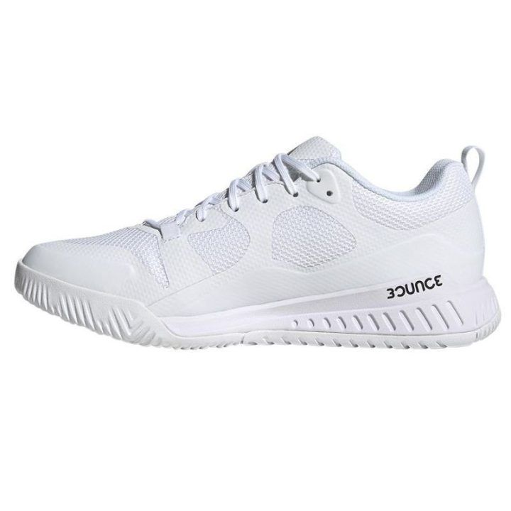 Vyriški žemo profilio tinklinio bateliai adidas Court Team 2.0, balti