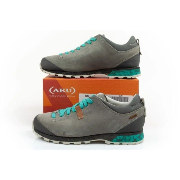 Moteriški žygio batai AKU Bellamont 3 Suede GORE-TEX, pilki