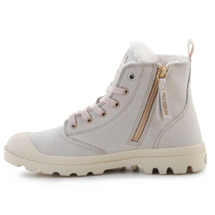 Moteriški auliniai batai Palladium Pampa Hi Zip WL, smėlio