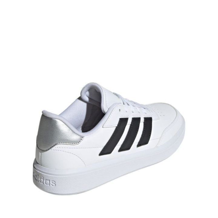 Moteriški sportbačiai adidas Courtblock, balti ir juodi
