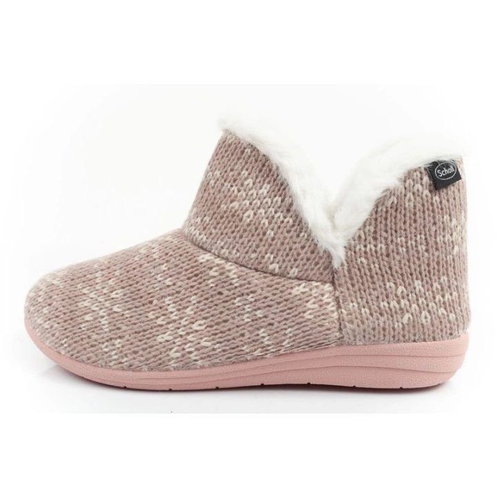 Moteriškos įspiriamos šlepetės Scholl Creamy Bootie