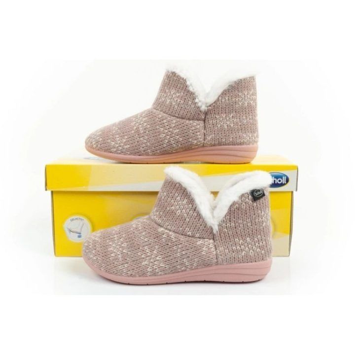 Moteriškos įspiriamos šlepetės Scholl Creamy Bootie
