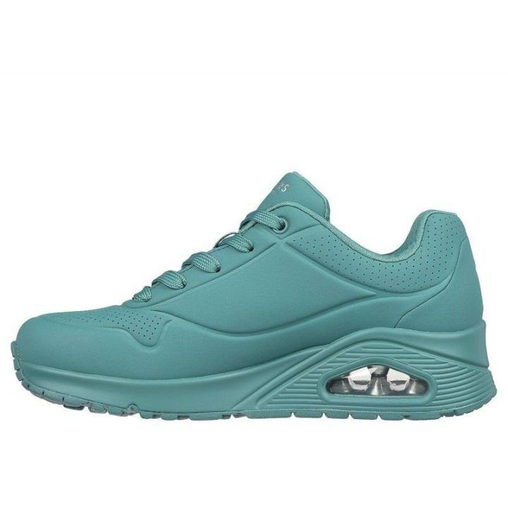 Moteriški sportiniai bateliai Skechers Uno-Stand on Air, žalsvai mėlyni