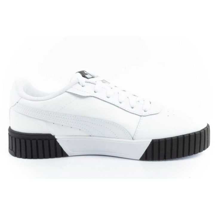Moteriški sportbačiai su raišteliais Puma Carina 2.0, juodi