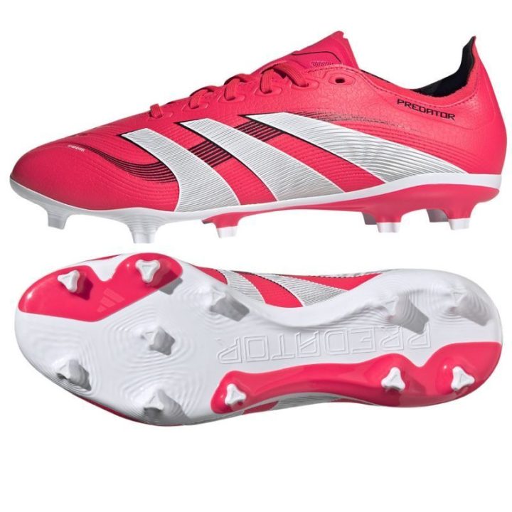 Vyriški futbolo bateliai adidas Predator League FG/MG, raudoni