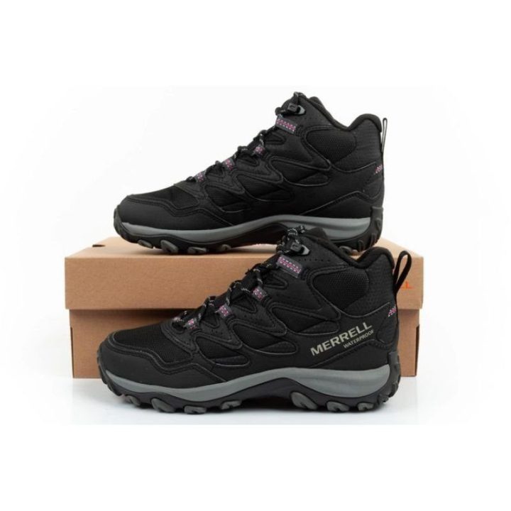 Moteriški žygio batai aukštu auliuku Merrell West Rim Sport Thermo