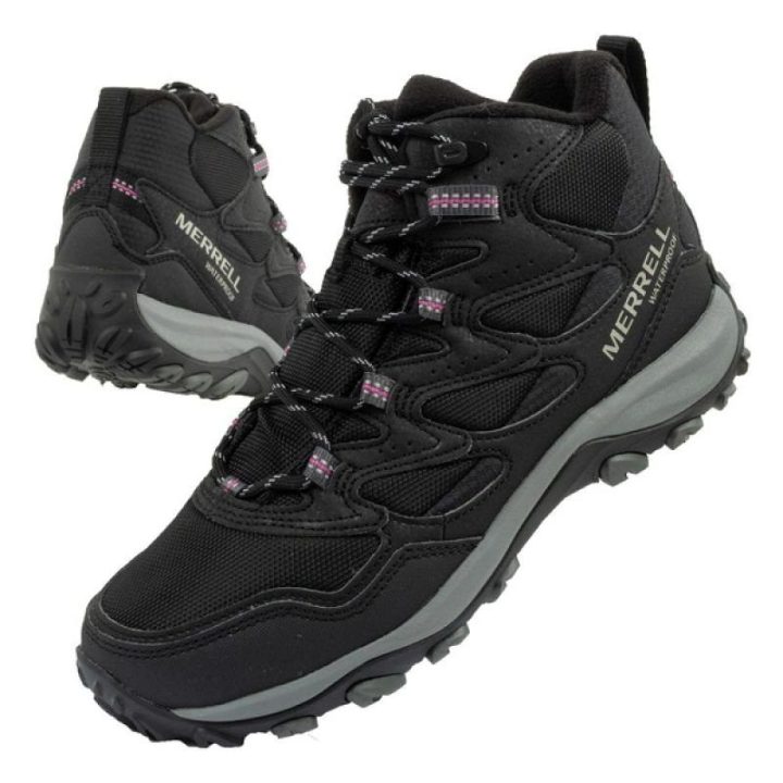Moteriški žygio batai aukštu auliuku Merrell West Rim Sport Thermo