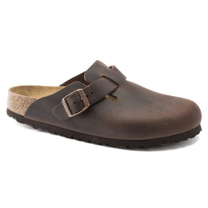 Moteriškos šlepetės su reguliuojama sagtimi Birkenstock Boston