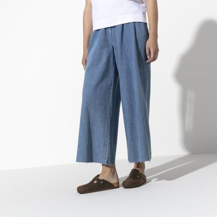 Moteriškos šlepetės su reguliuojama sagtimi Birkenstock Boston