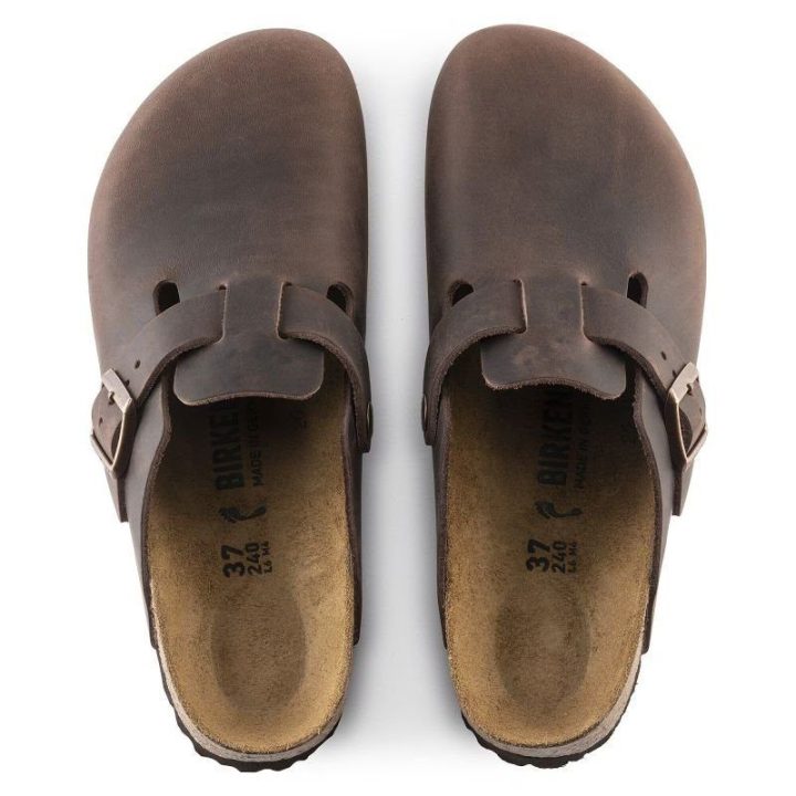 Moteriškos šlepetės su reguliuojama sagtimi Birkenstock Boston