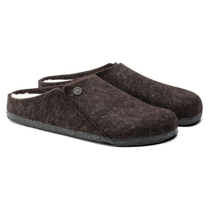 Moteriškos vilnonės šlepetės Birkenstock Zermatt Shearling