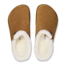 Uniseks šlepetės siaurai pėdai Birkenstock Zermatt, rudos