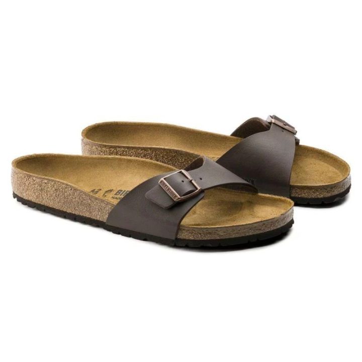 Moteriškos šlepetės su reguliuojama sagtimi Birkenstock Madrid BS