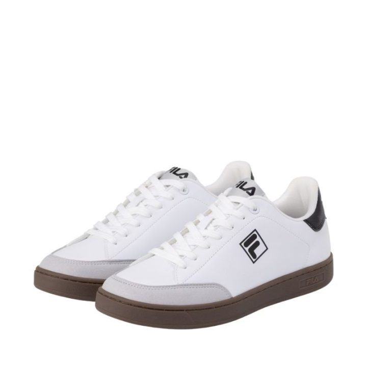 Moteriški laisvalaikio sportbačiai Fila Courtbay, balti ir juodi