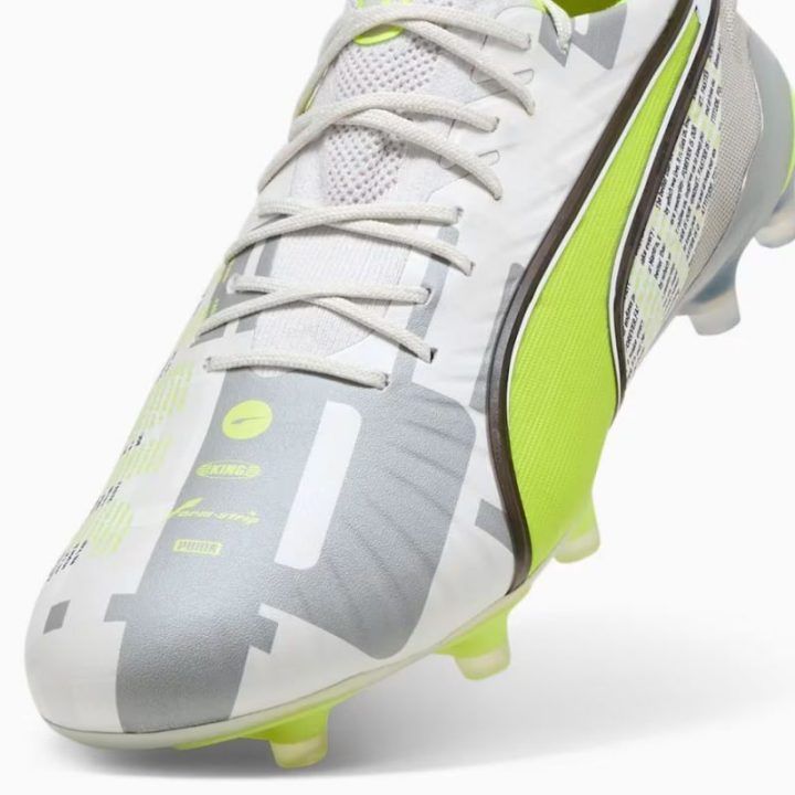 Vyriški futbolo bateliai Puma King Ultimate Forever, pilkai žali