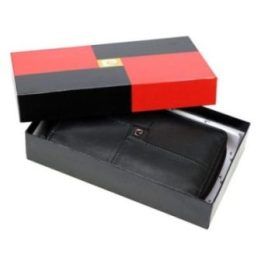 Moteriška natūralios odos piniginė Pierre Cardin, 16,5 × 10 × 2,5 cm