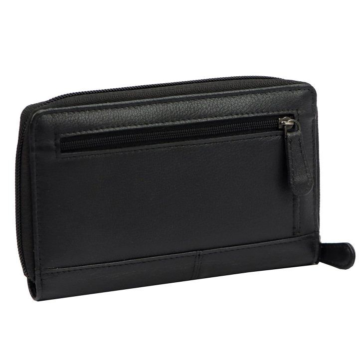 Moteriška natūralios odos piniginė Pierre Cardin, 16,5 × 10 × 2,5 cm