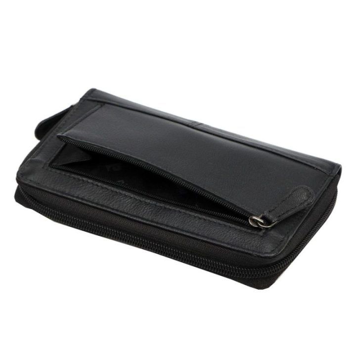 Moteriška natūralios odos piniginė Pierre Cardin, 16,5 × 10 × 2,5 cm