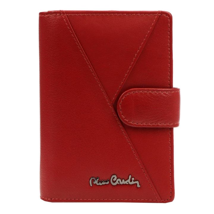 Moteriška natūralios odos piniginė Pierre Cardin TILAK167 2571, raudona