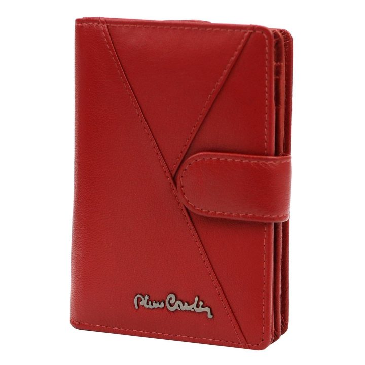 Moteriška natūralios odos piniginė Pierre Cardin TILAK167 2571, raudona