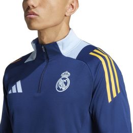 Vyriškas futbolo treniruočių džemperis adidas Real Madrid, mėlynas