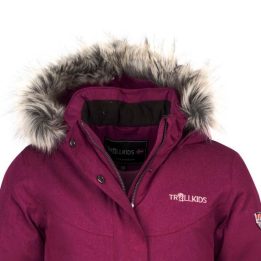 Žieminis paltas mergaitėms Trollkids Oslo Coat XT, rožinis