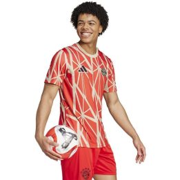 Vyriški marškinėliai adidas FC Bayern Pre-Match, raudoni
