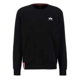 Vyriškas medvilninis džemperis su mažu logotipu Alpha Industries Basic