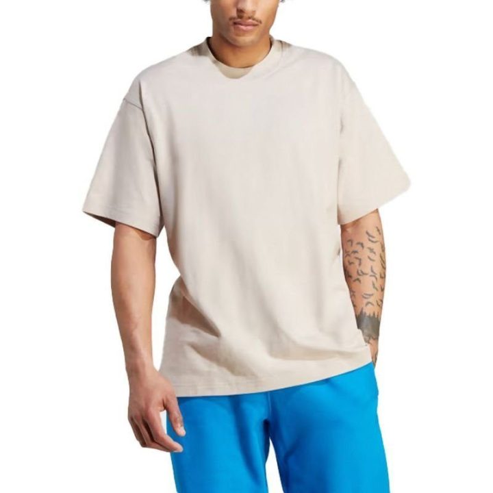 Vyriški laisvo kirpimo marškinėliai adidas Adicolor Contempo, smėlio