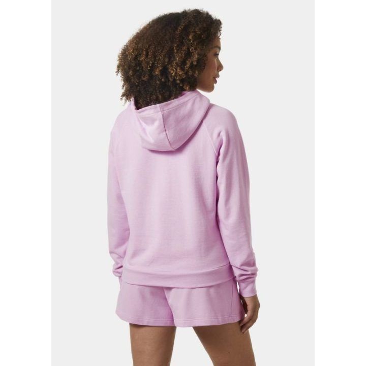 Moteriškas džemperis su gobtuvu Helly Hansen Core Graphic, rožinis