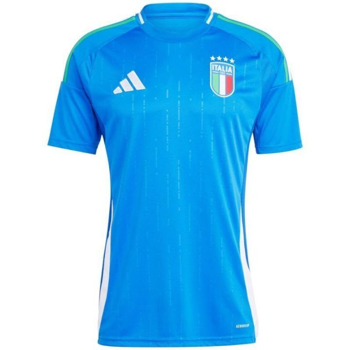 Vyriški marškinėliai adidas Italy 24 Home, mėlyni