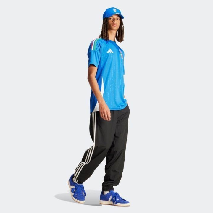 Vyriški marškinėliai adidas Italy 24 Home, mėlyni