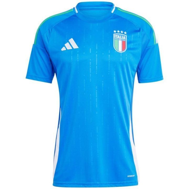 Vyriški marškinėliai adidas Italy 24 Home, mėlyni