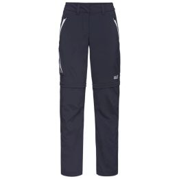 Moteriškos kelnės su atsegamomis klešnėmis Jack Wolfskin, tamsiai mėlynos