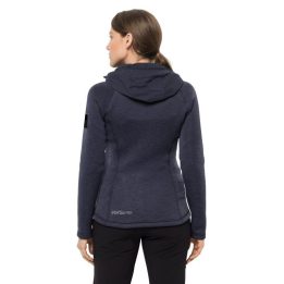 Moteriška striukė su gobtuvu Jack Wolfskin Tasman, juoda