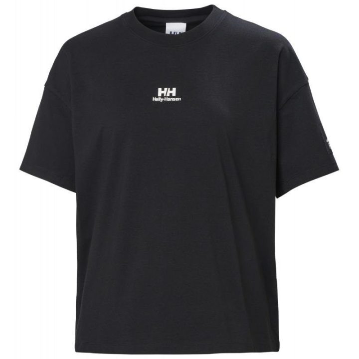 Moteriški marškinėliai su logotipo antsiuvu Helly Hansen YU Patch