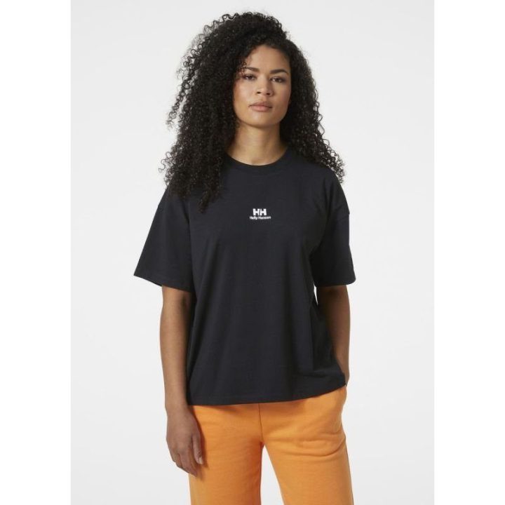 Moteriški marškinėliai su logotipo antsiuvu Helly Hansen YU Patch